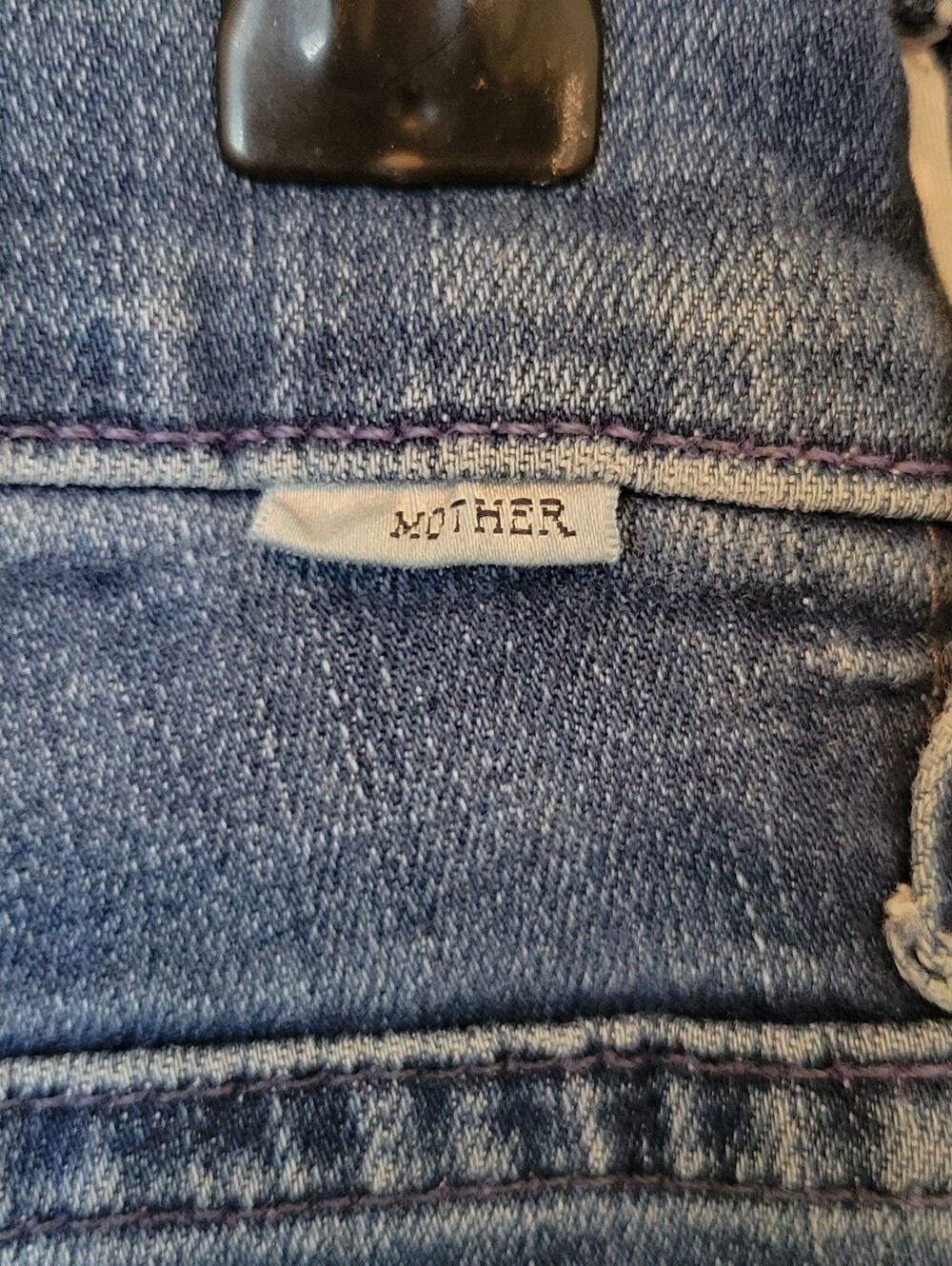 MOTHER The Insider Crop Step Fray Jeans Wish On A Star 31 - Picture 5 of 9